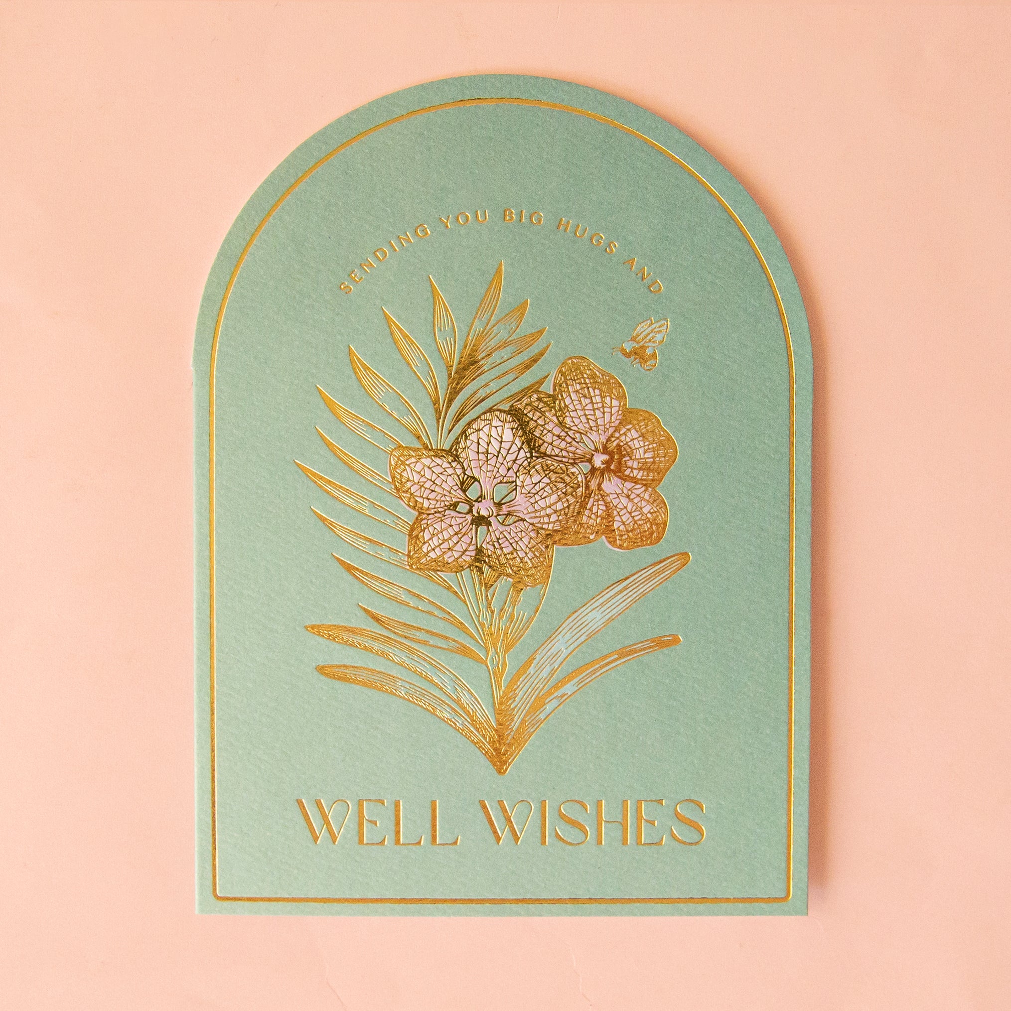 Well Wishes Orchid Card – Pigment