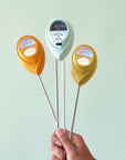 Three of our moisture meters in other colors available on our website including tropical orange and tropical green.