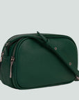 deep green crossbody bag