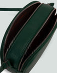 deep green crossbody bag