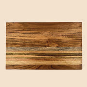 A wood cutting board.