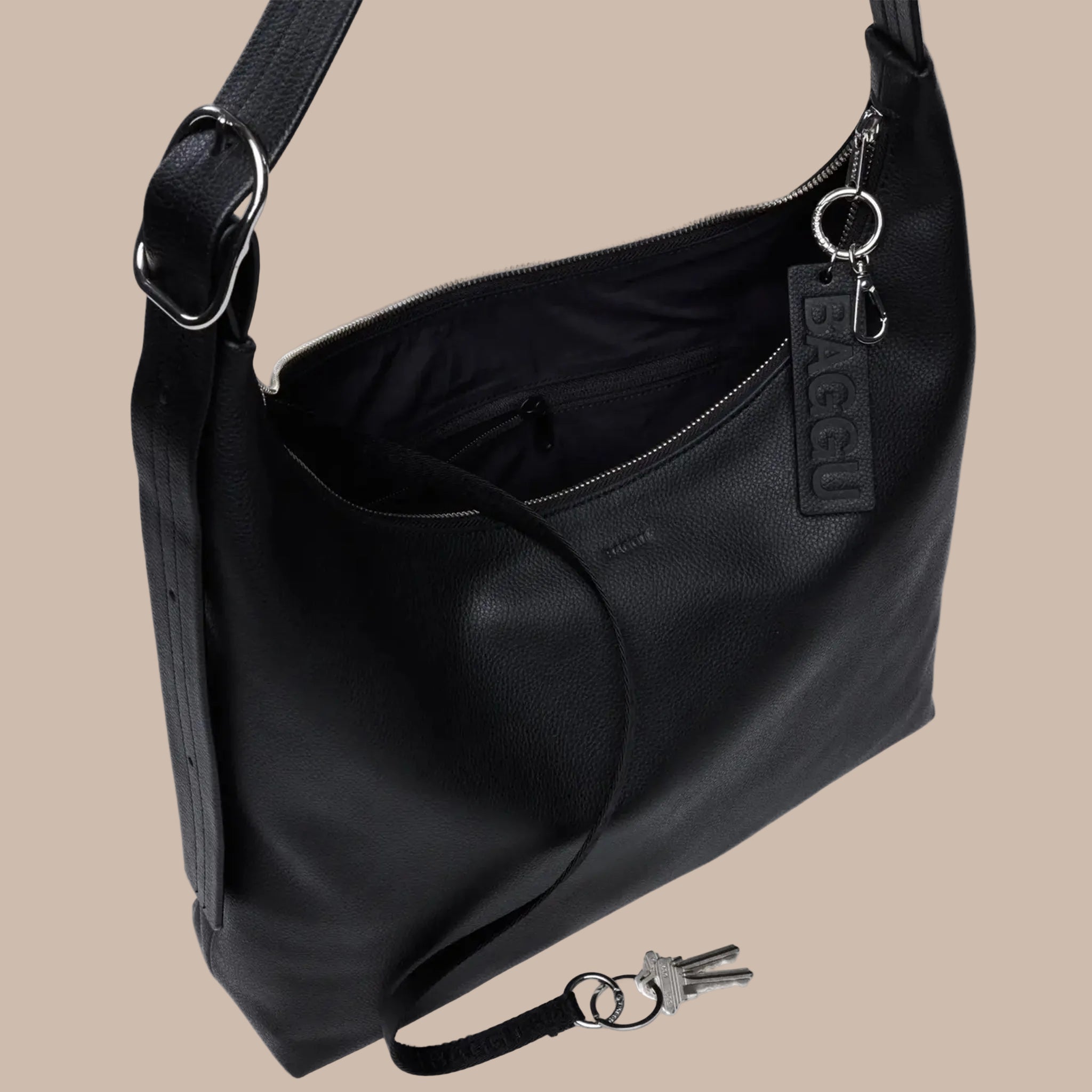 Recycled Leather Shoulder Bag