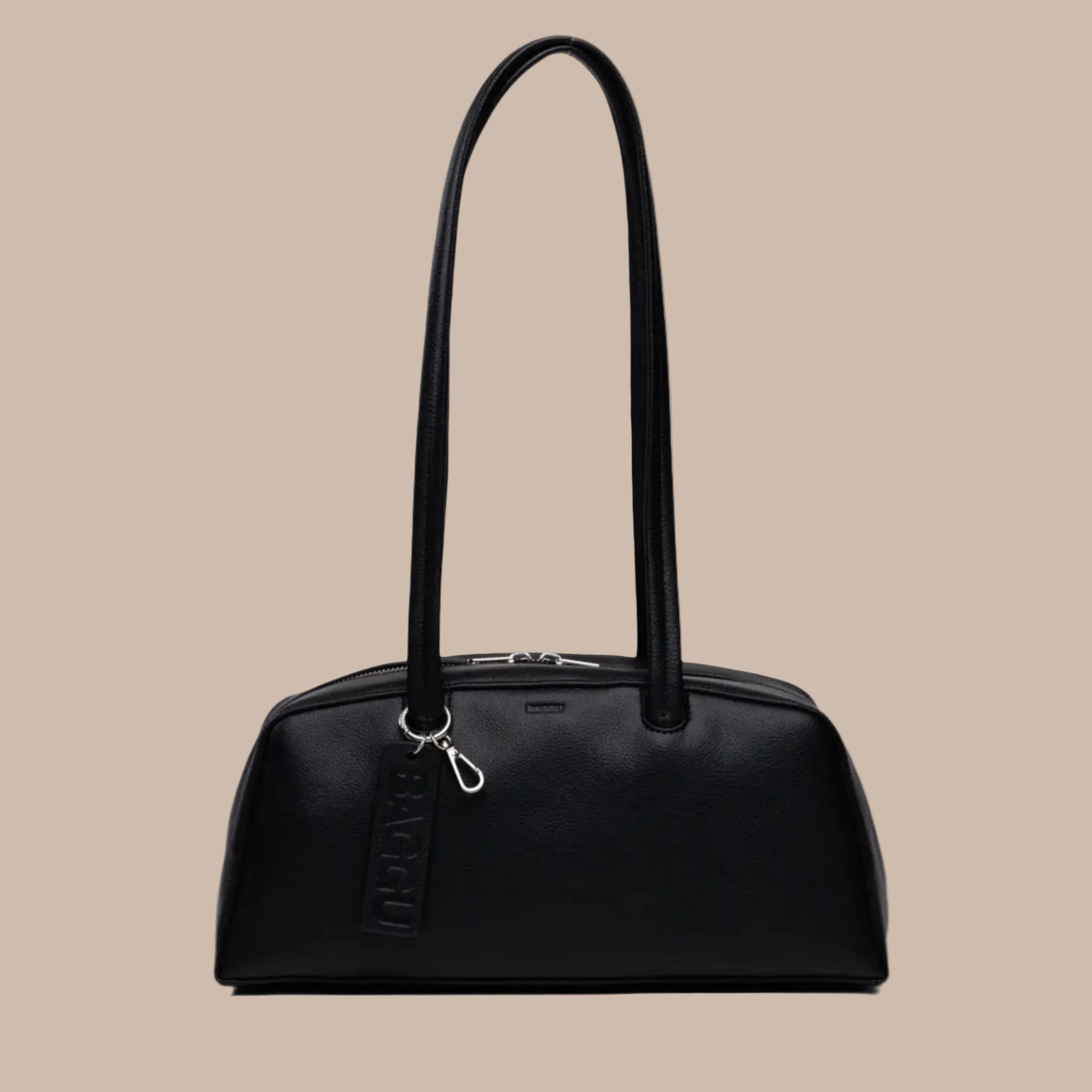Recycled Leather Bowler Bag