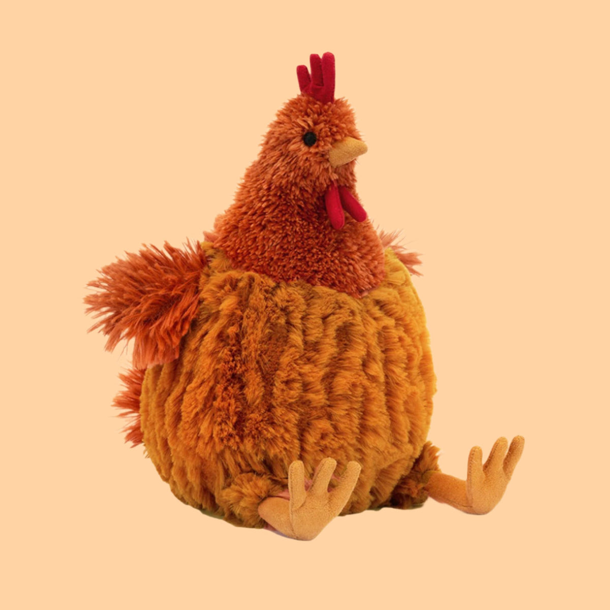  鶏　チキンCecile Chicken Jellycat CECILE CHICKEN Soft Plush Stuffed Chicken Toy