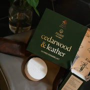 "musee for men cedarwood & leather shower steamers".