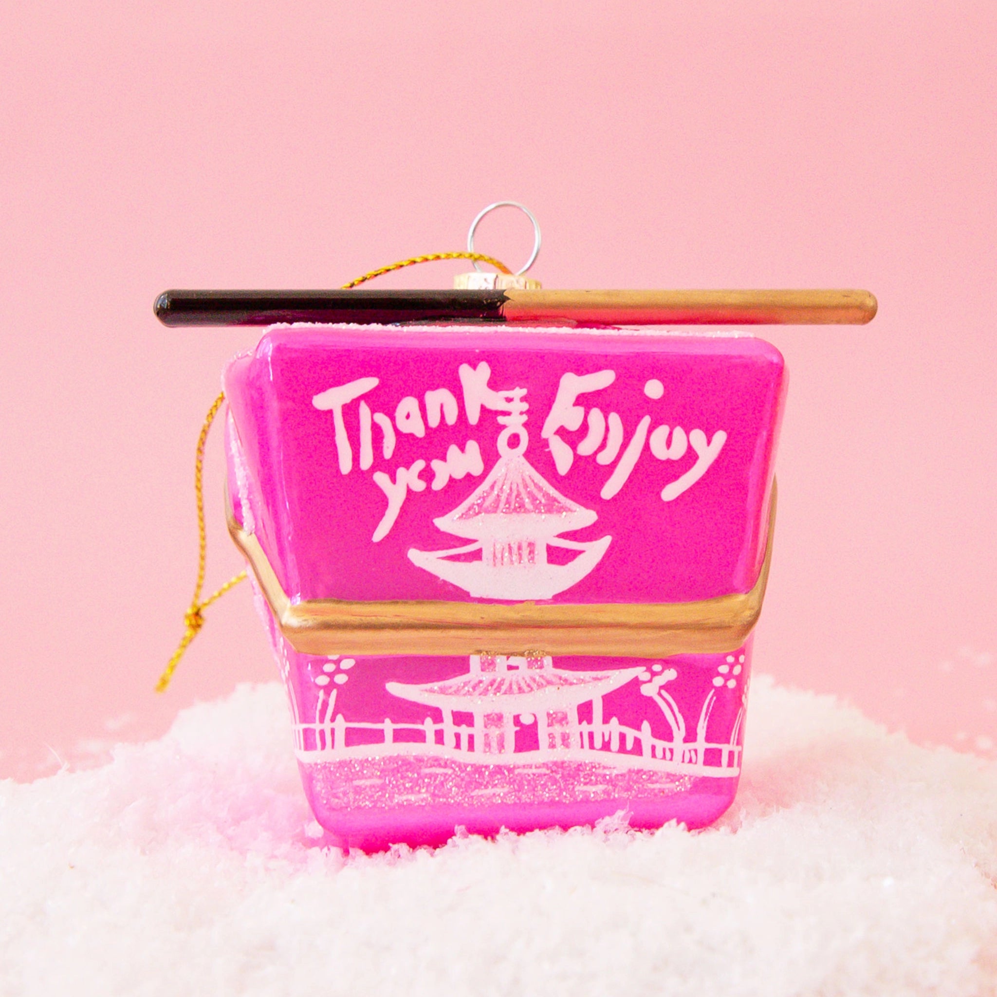 Chinese Take Out Ornament | Pink – Pigment