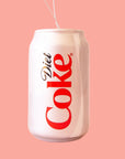 A Diet Coke can shaped ornament.