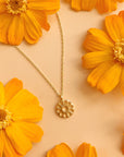 Circle Flower Necklace