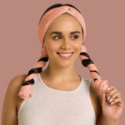 "kitsch set and flow active heatless curling headband.