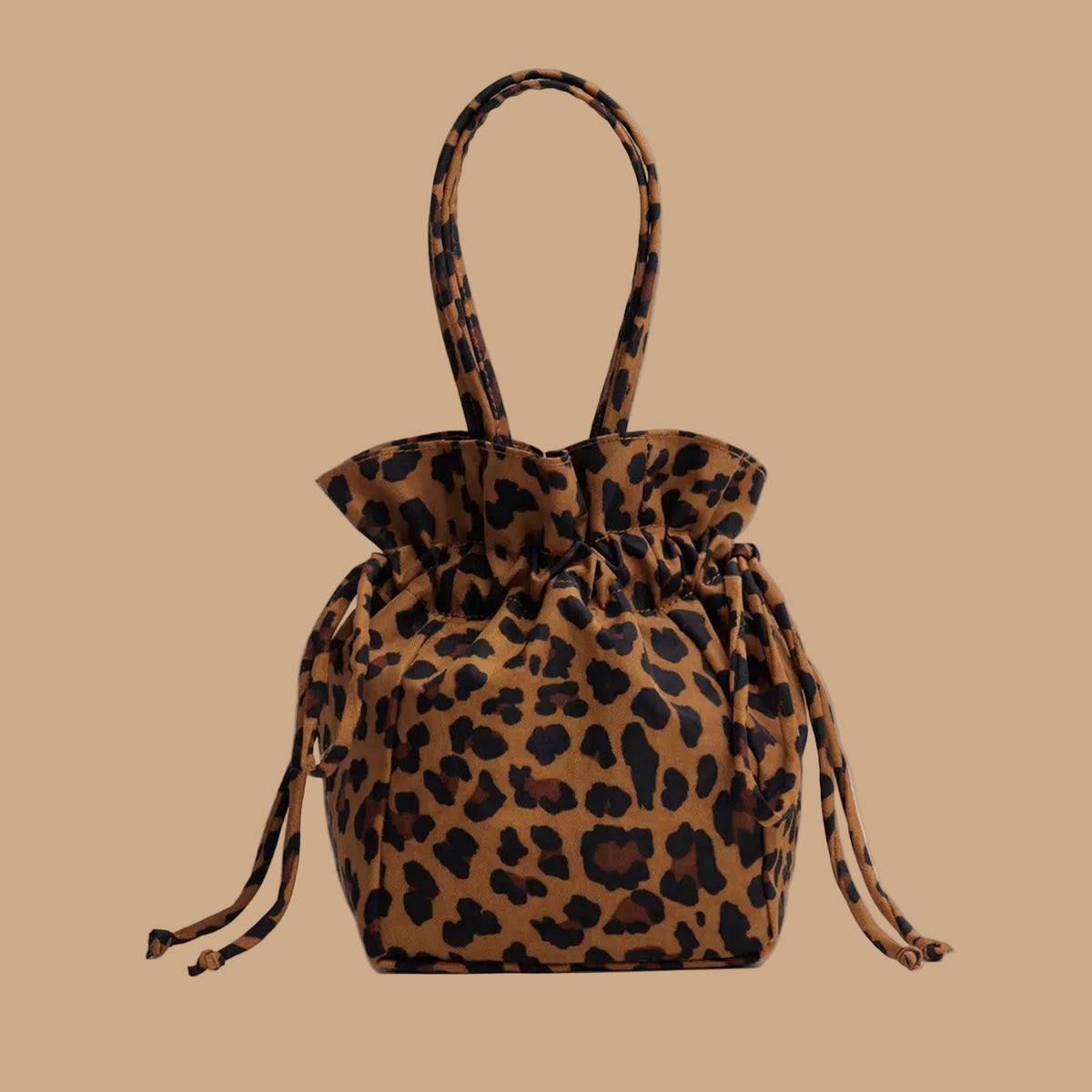 ワコマリア LEOPARD DRAWSTRING BAG レオパード 巾着 WACKO MARIA/LEOPARD DRAWSTRING BAG（BLUE）［レオパードドロー