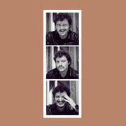 A photostrip style sticker of pedro pascal.