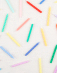Small twisted birthday candles in a variety of colors.