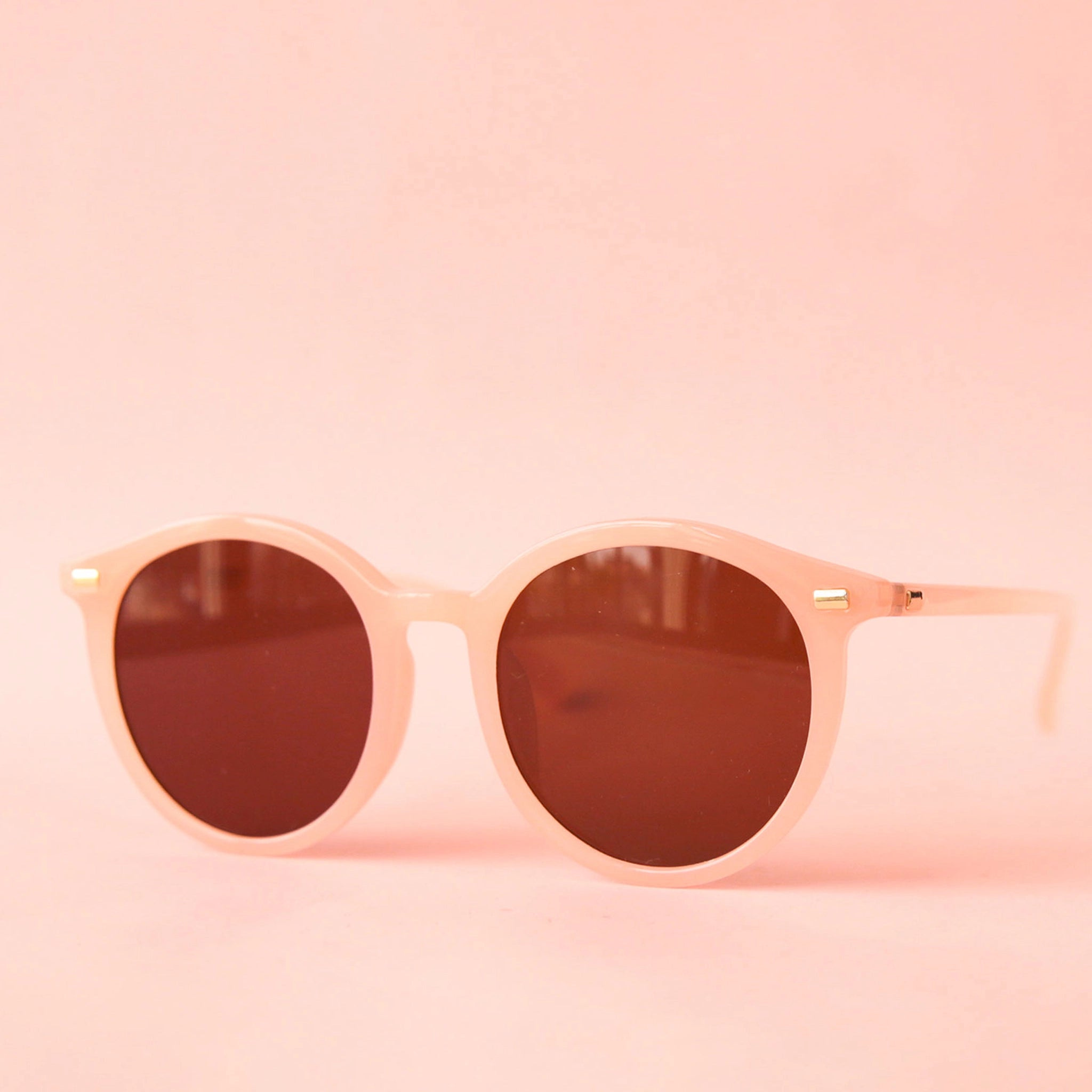 Light pink sunglasses sales