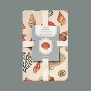 "Tea towel organic cotton specimens of the sea Roomytown".