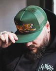Tiger Trucker Hat | Spruce Green