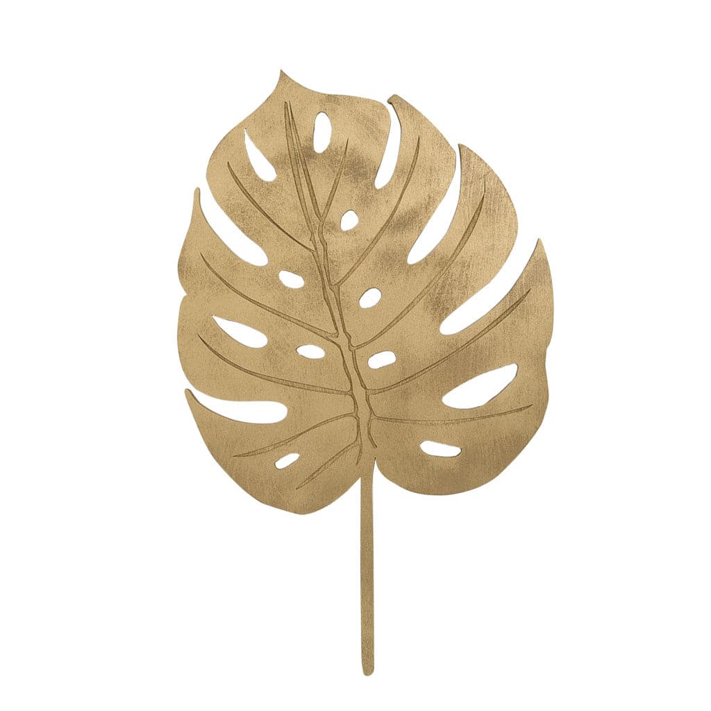 monstera leaves decor Gold Delicious Monster Leaf Cut-Outs. Wall Art, Home – Pigment