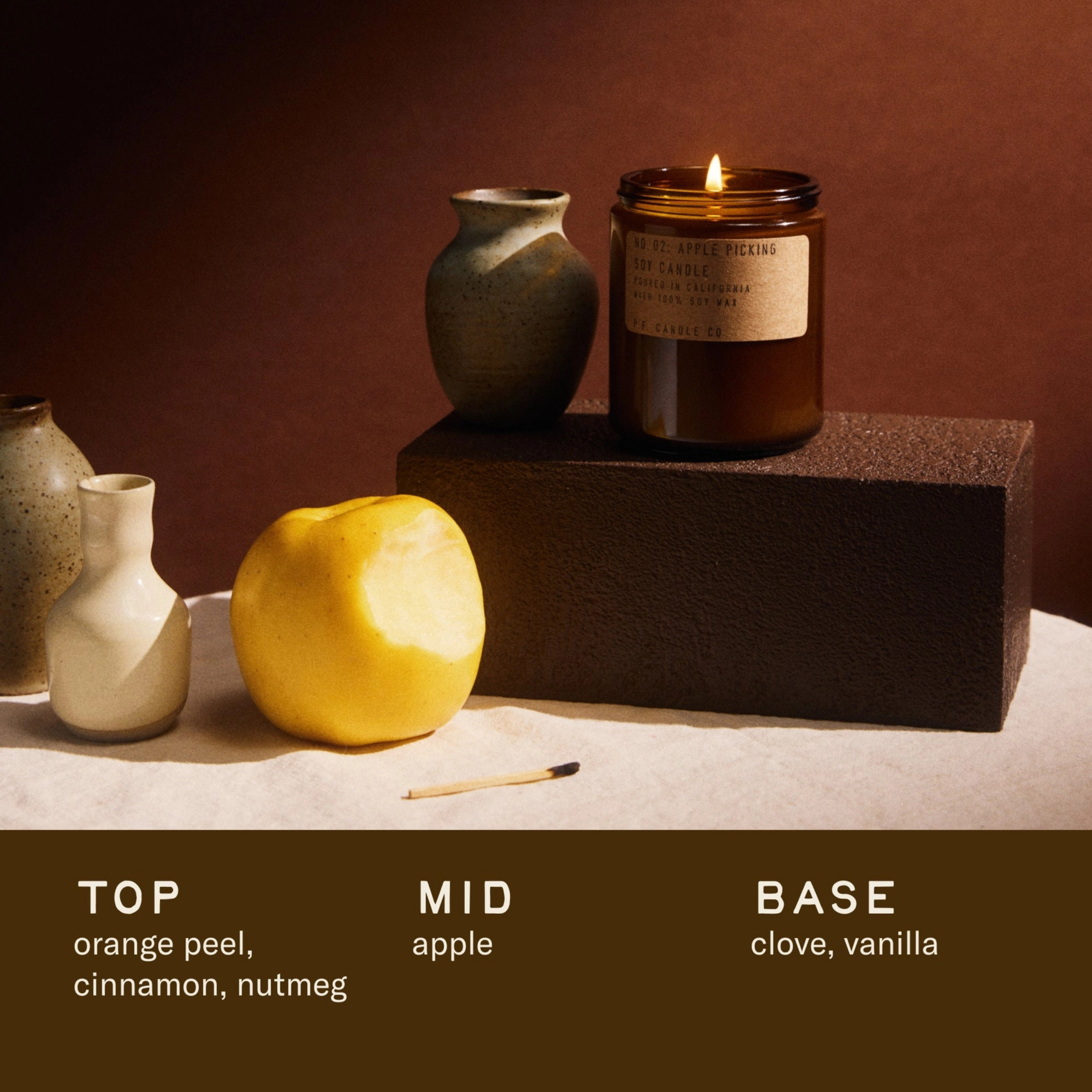 no. 02 apple picking soy candle