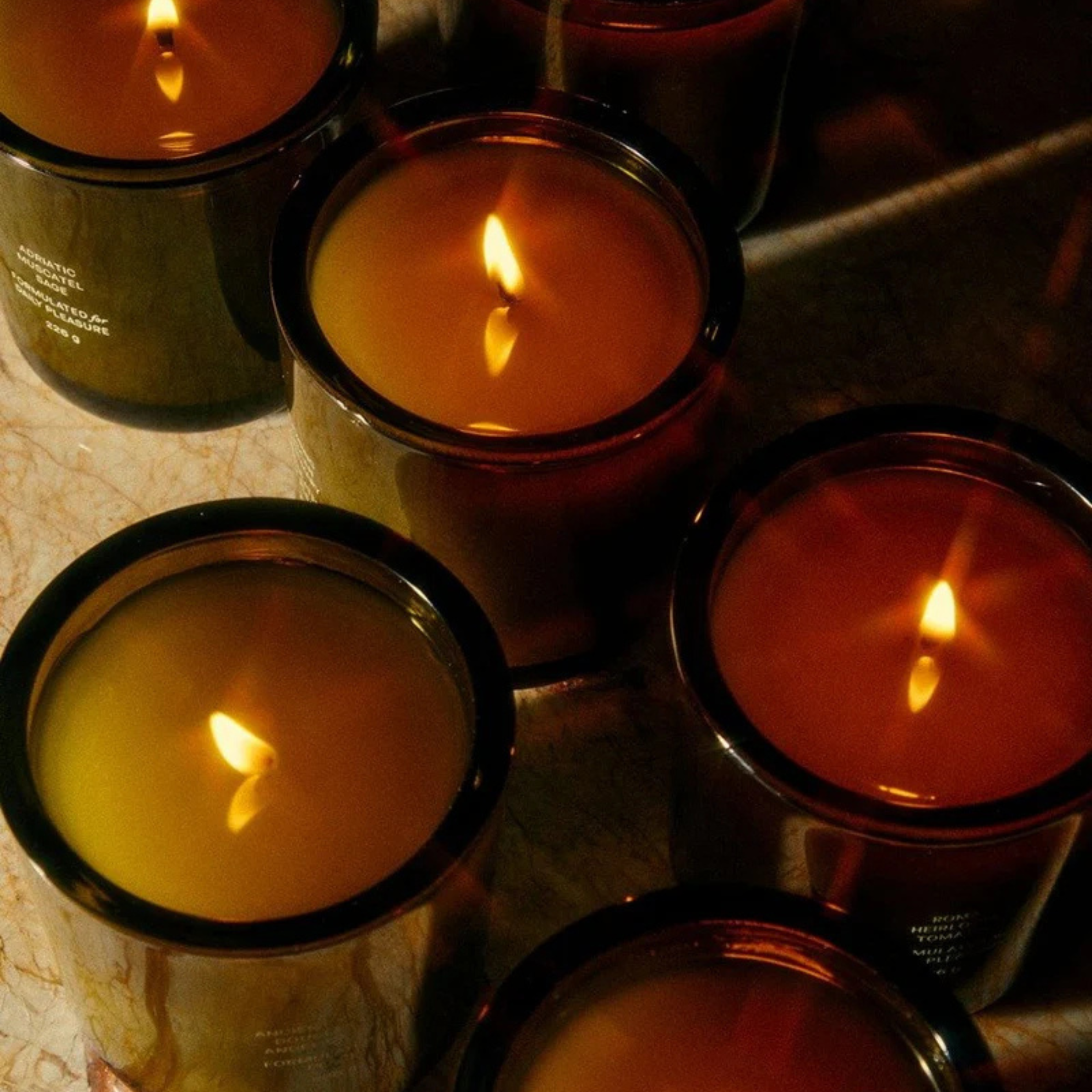 "flamingo estate banana leaf" candle. 