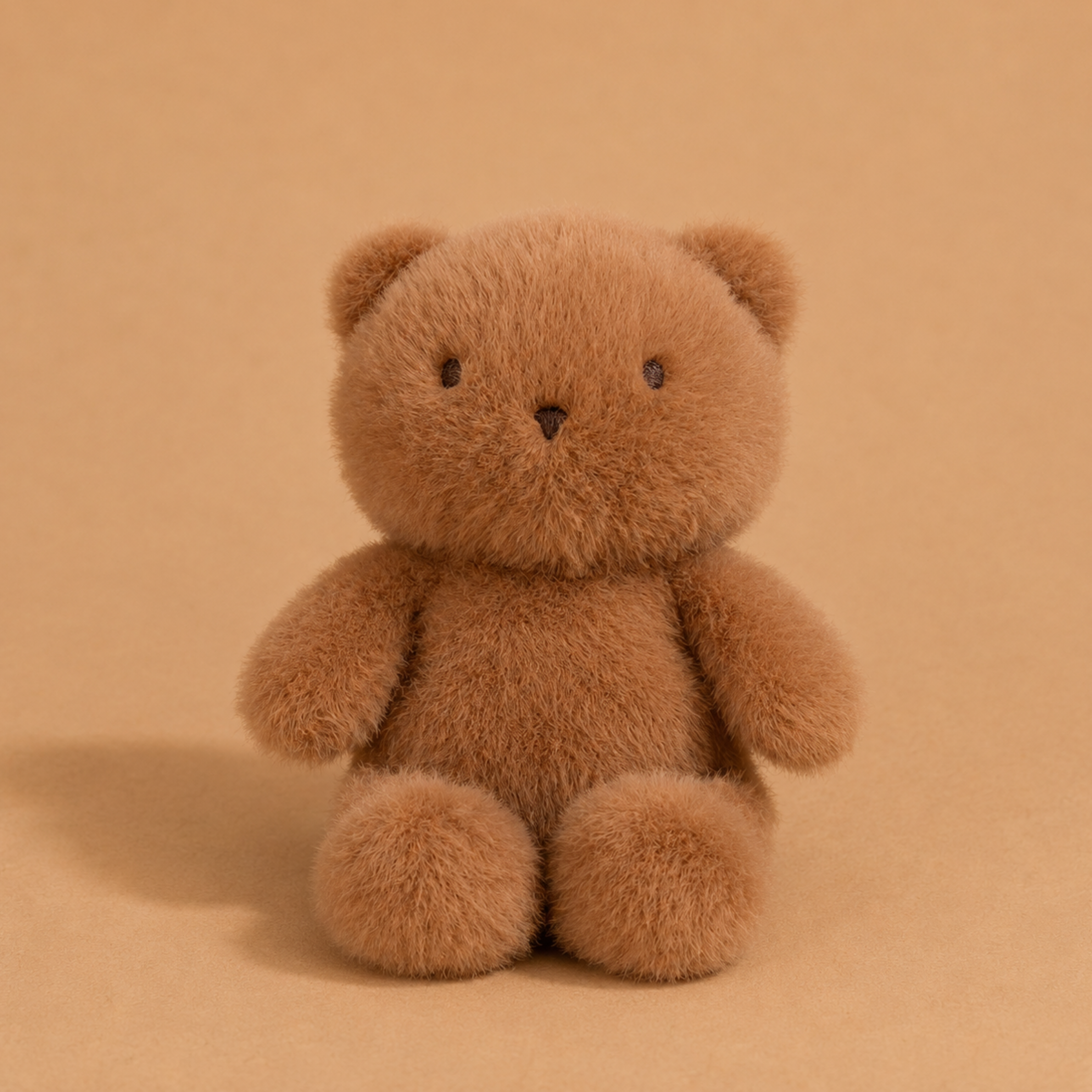 a brown bear plush toy. 