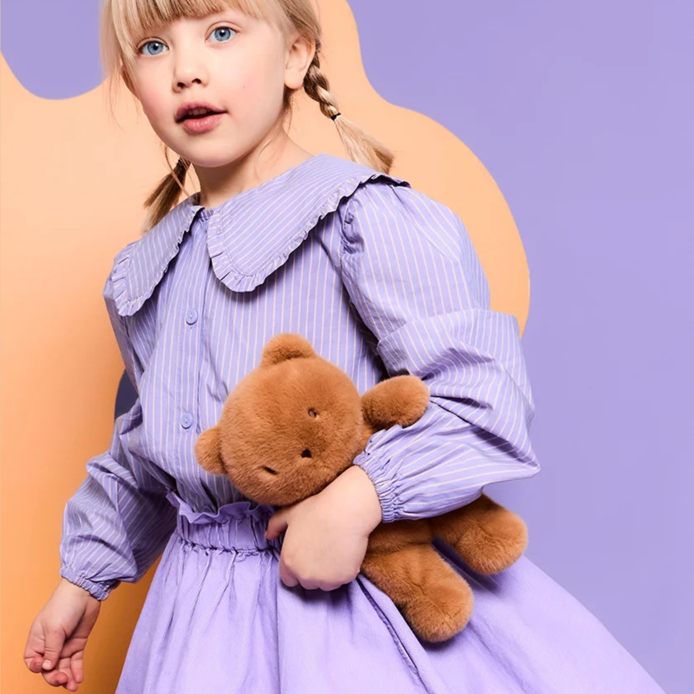a brown bear plush toy. 