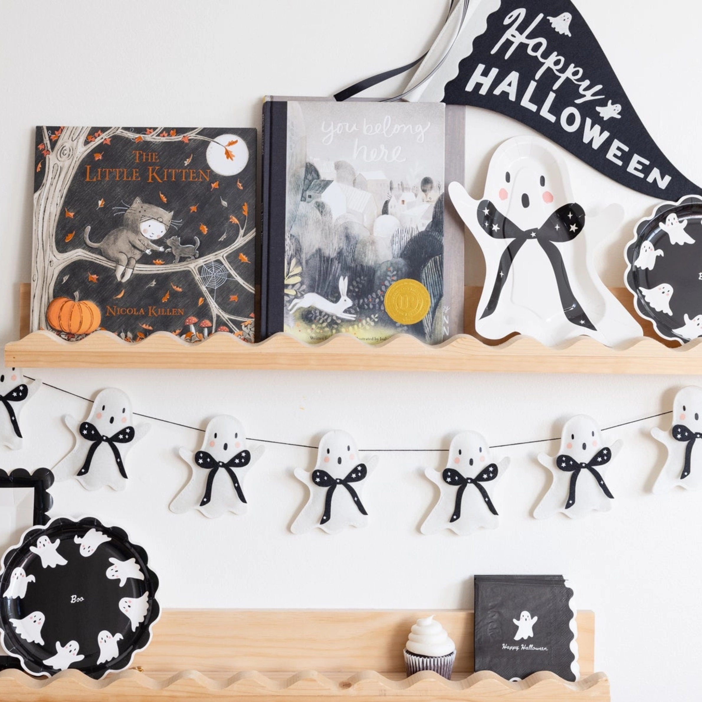 Booquette Ghost Cocktail Napkins