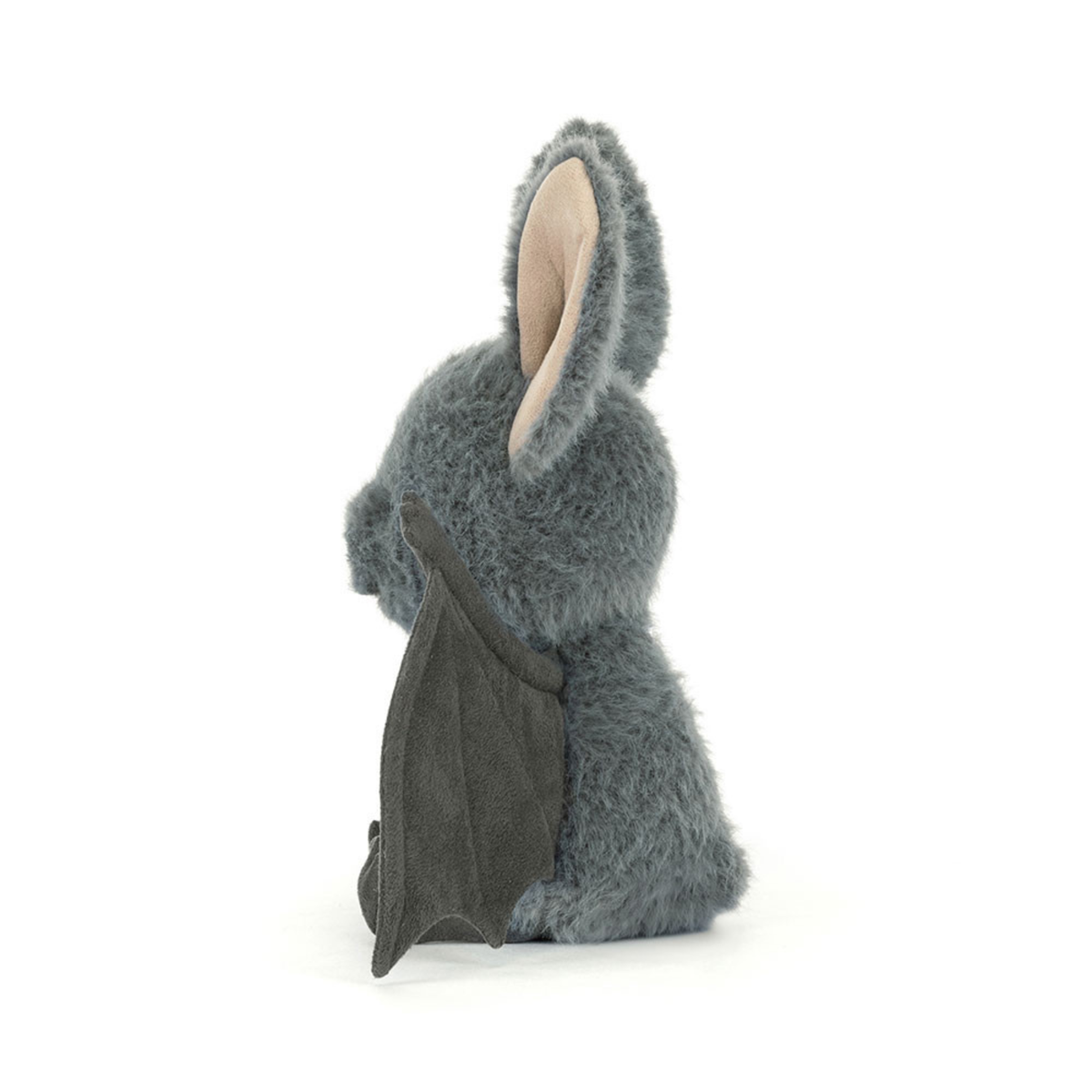 a bat shaped plush toy. 