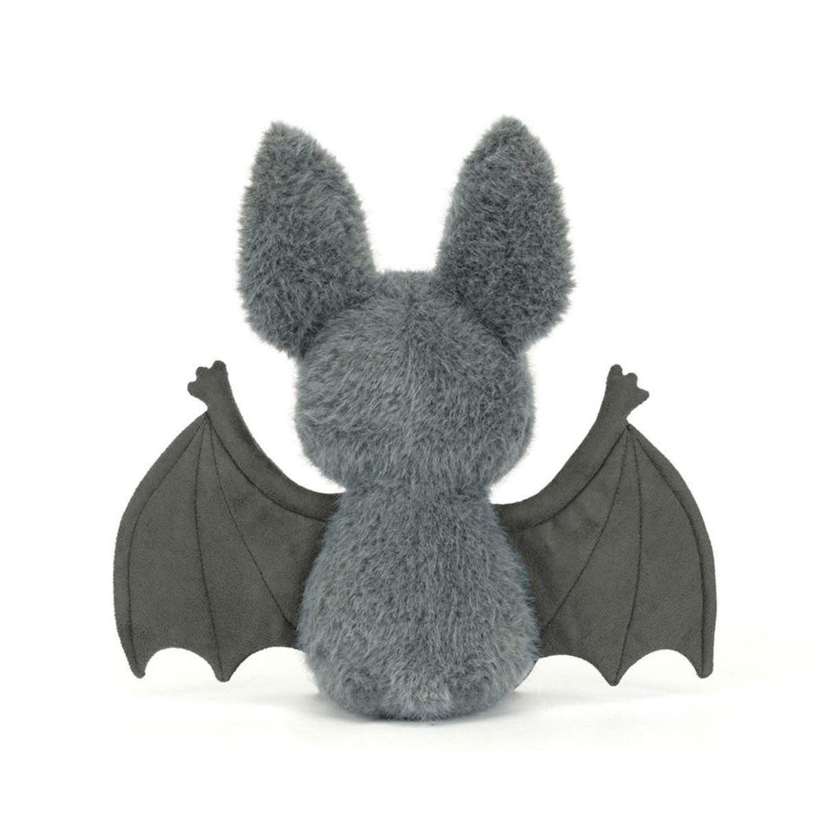 a bat shaped plush toy. 