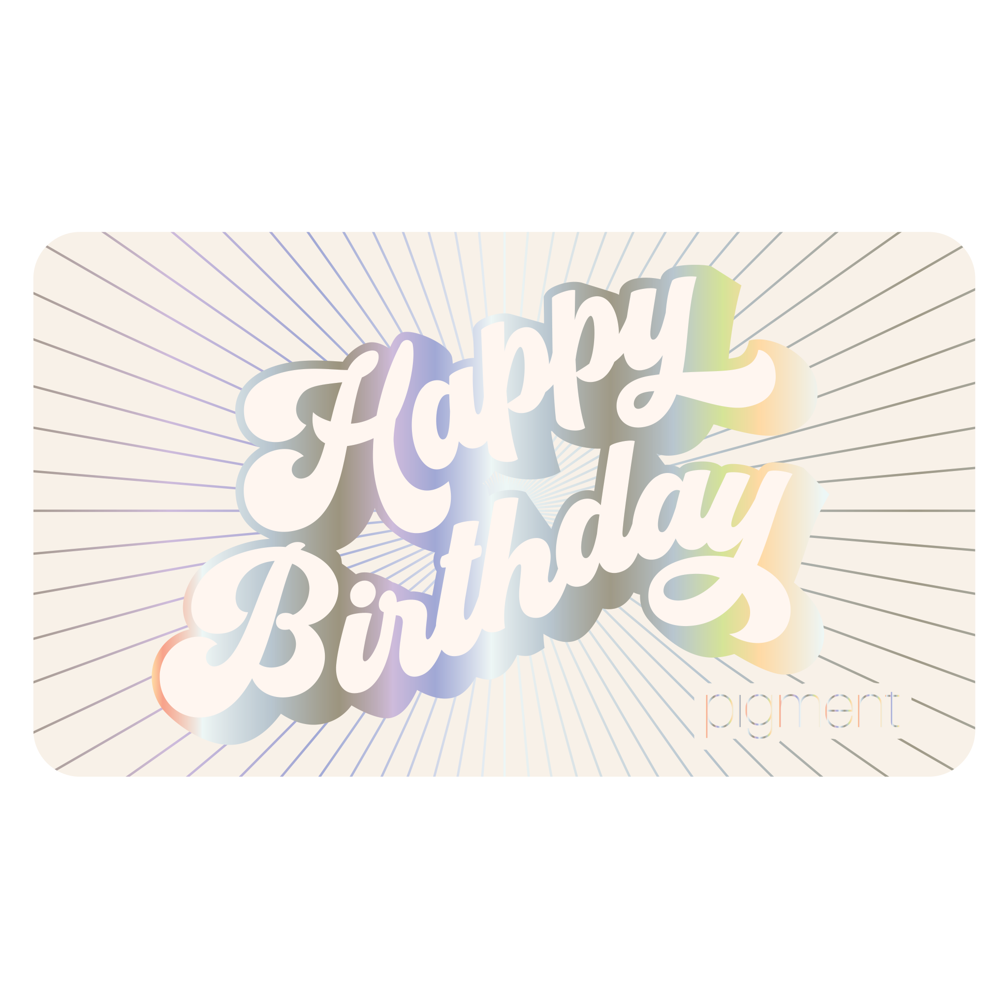 Ivory Birthday Gift Card (Physical)