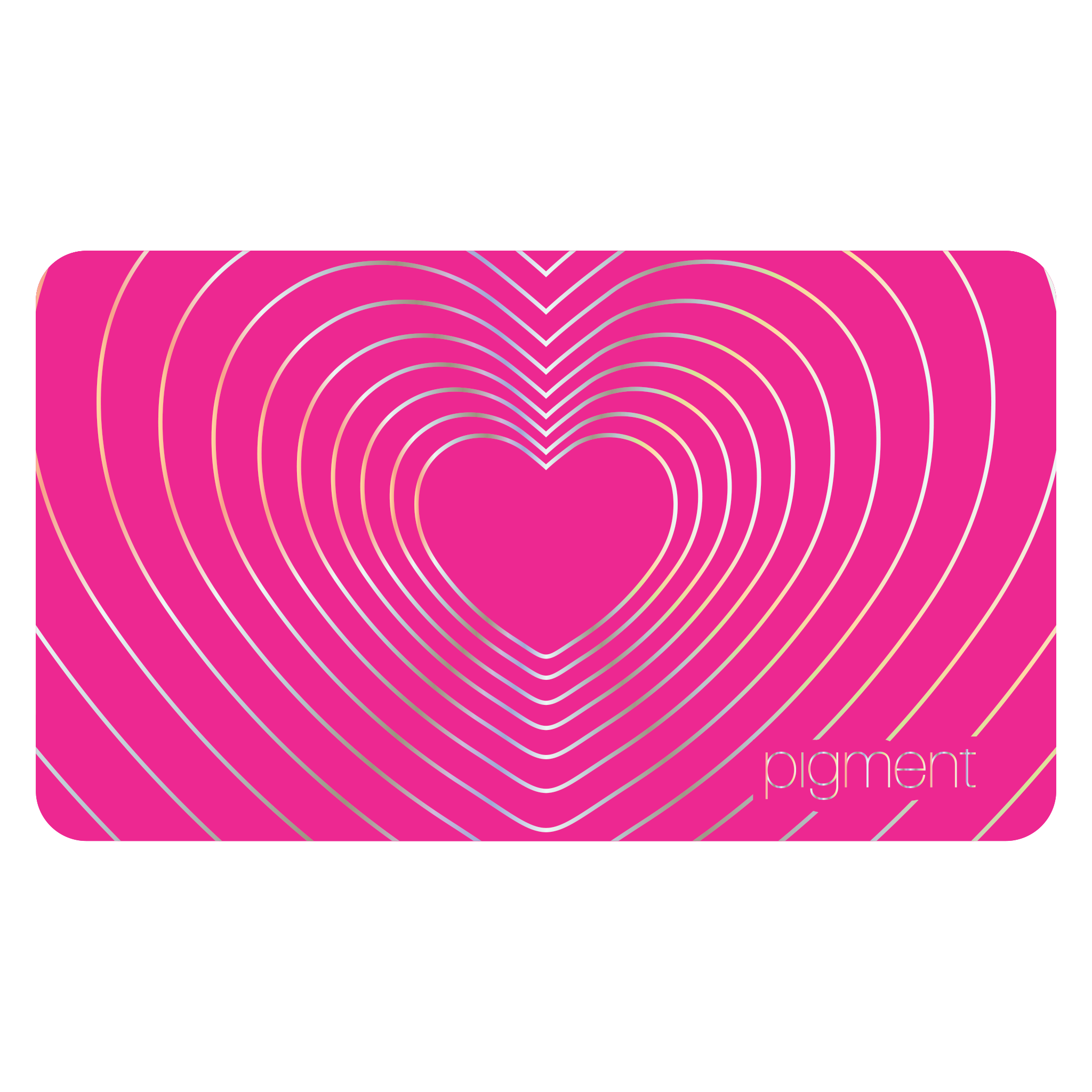 Magenta Hearts Gift Card (Physical)