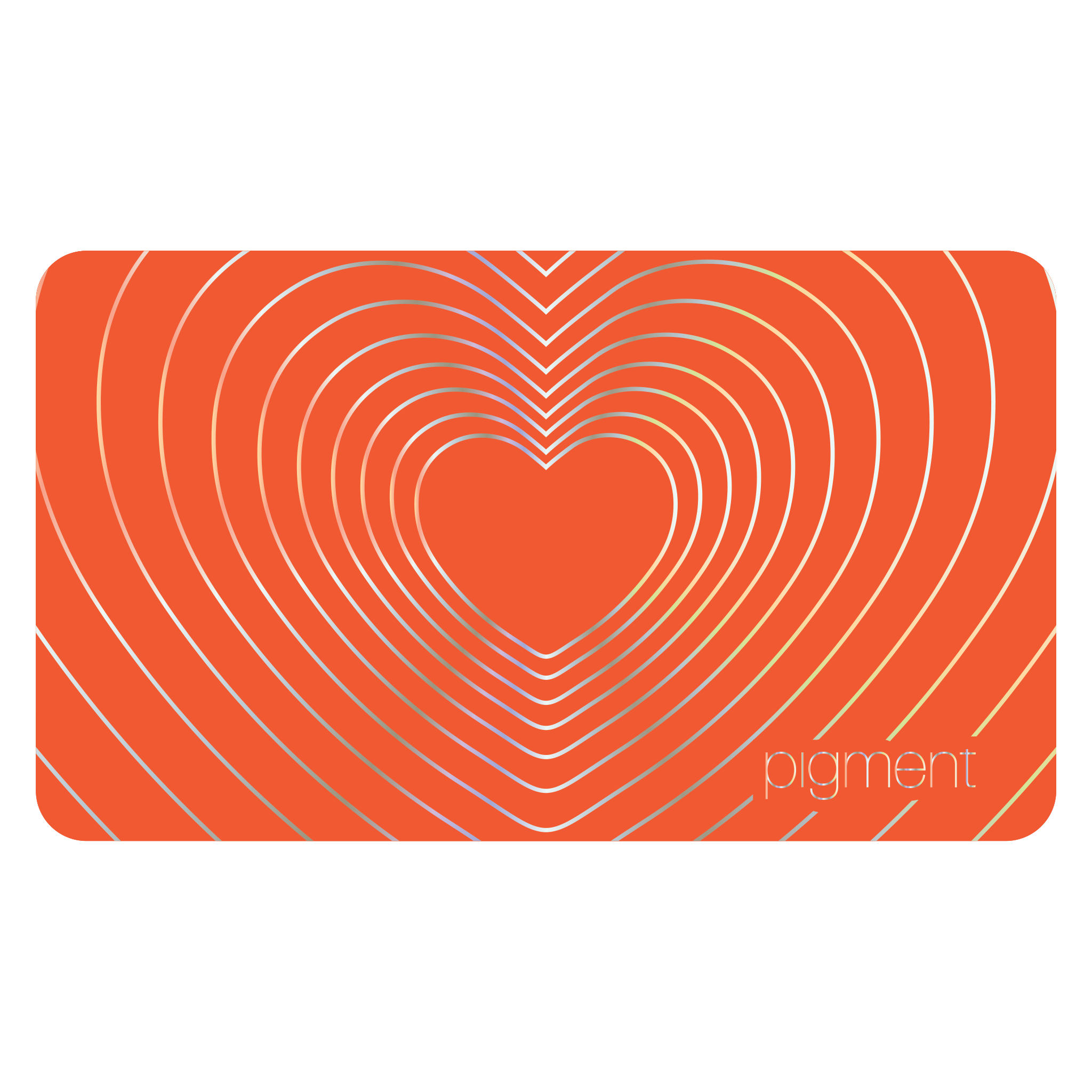 Orange Hearts Gift Card (Physical)