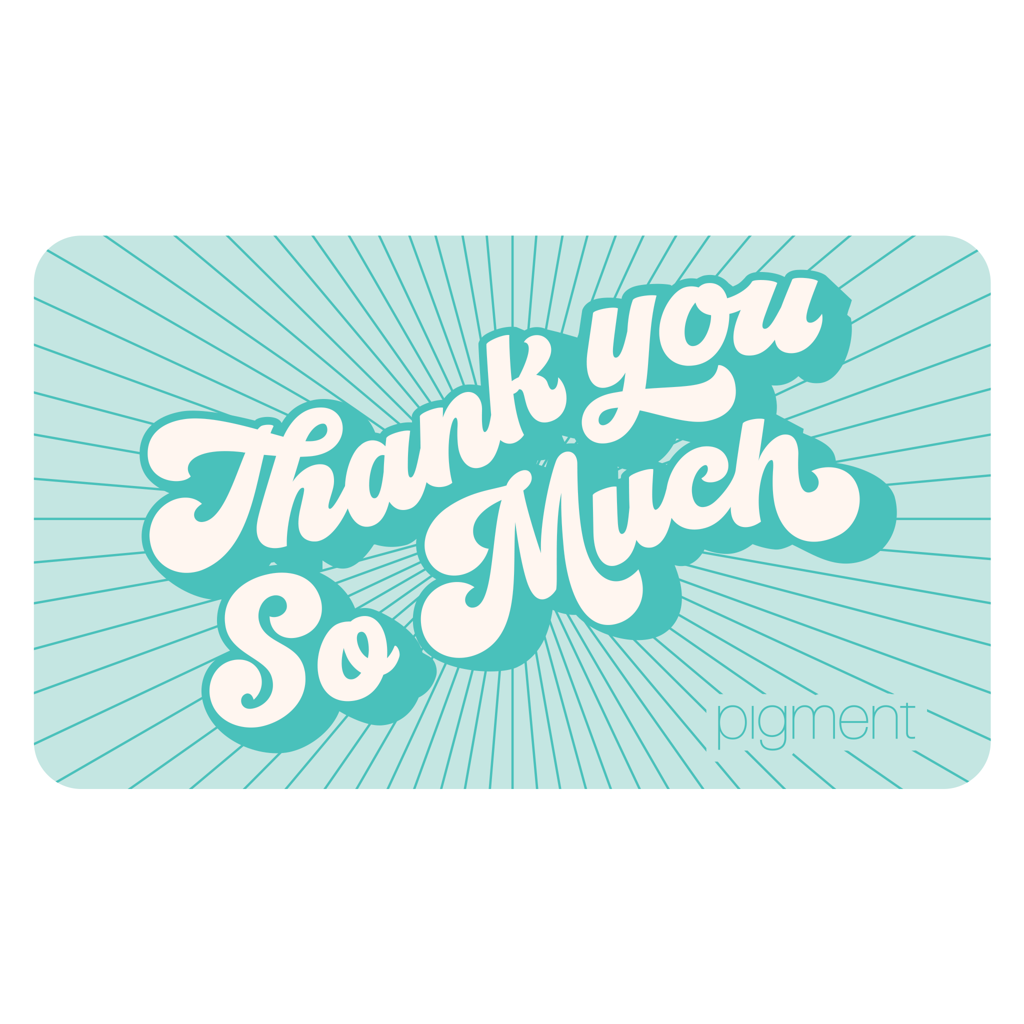 Mint Thank You Gift Card (Physical)