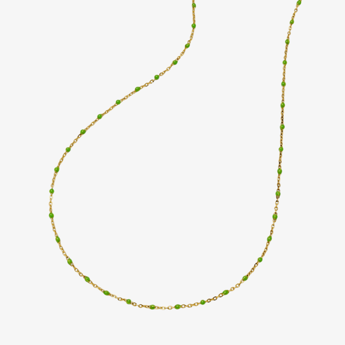 Enamel_Chain_Necklace__Peridot