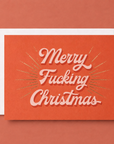 Merry F*ing Christmas Card | Red