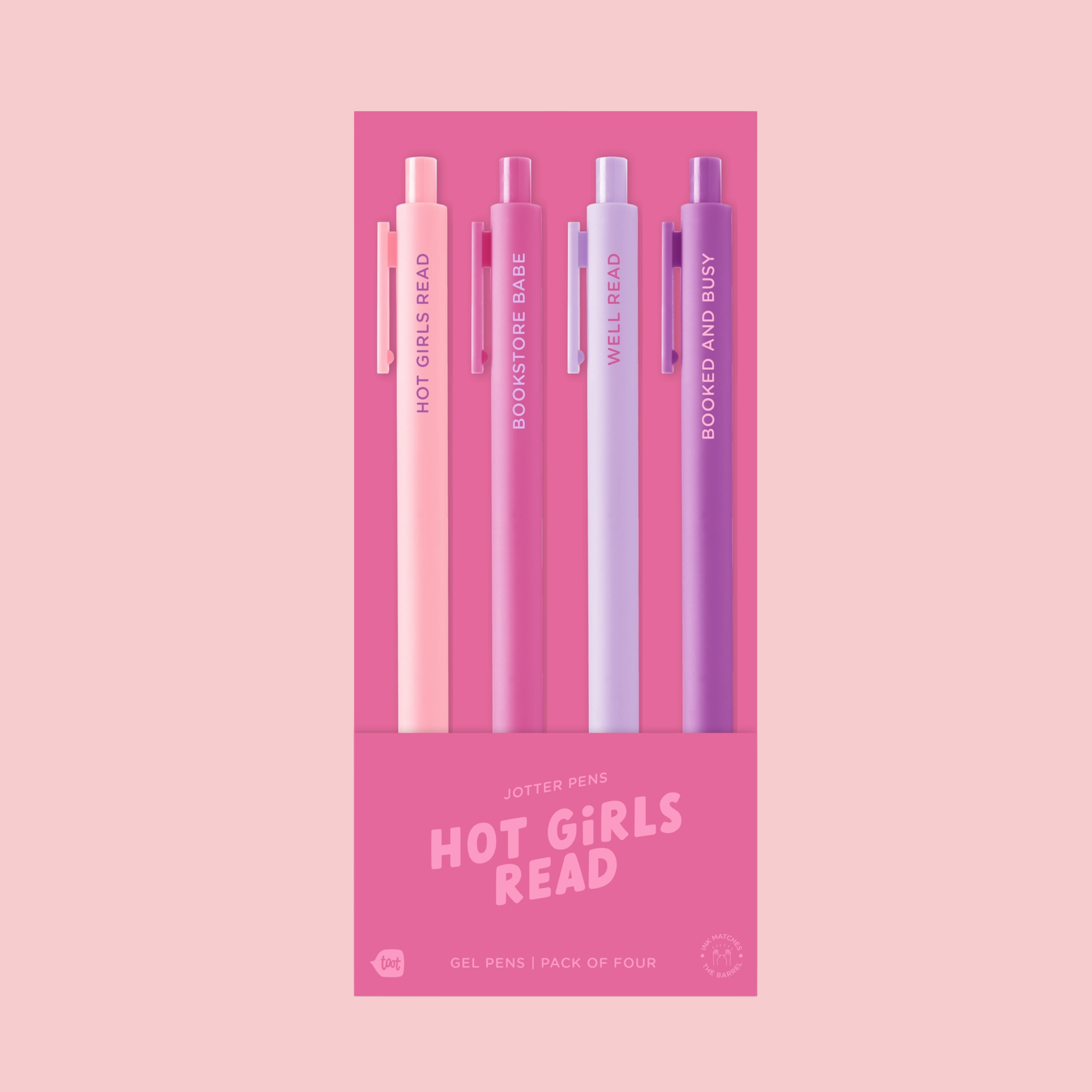 hot girls read pen set