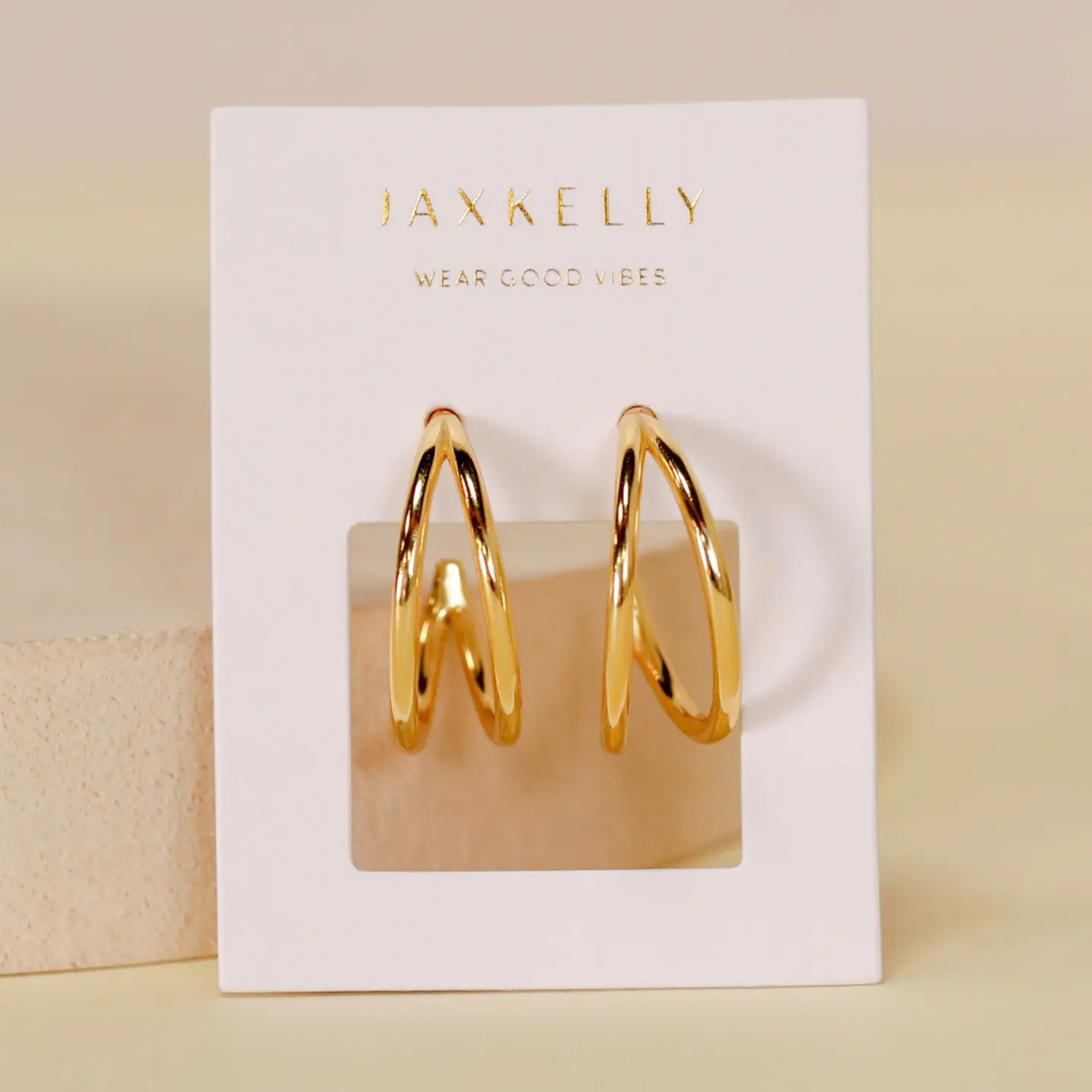 Illusion_Double_Hoop_-_Gold_Earrings