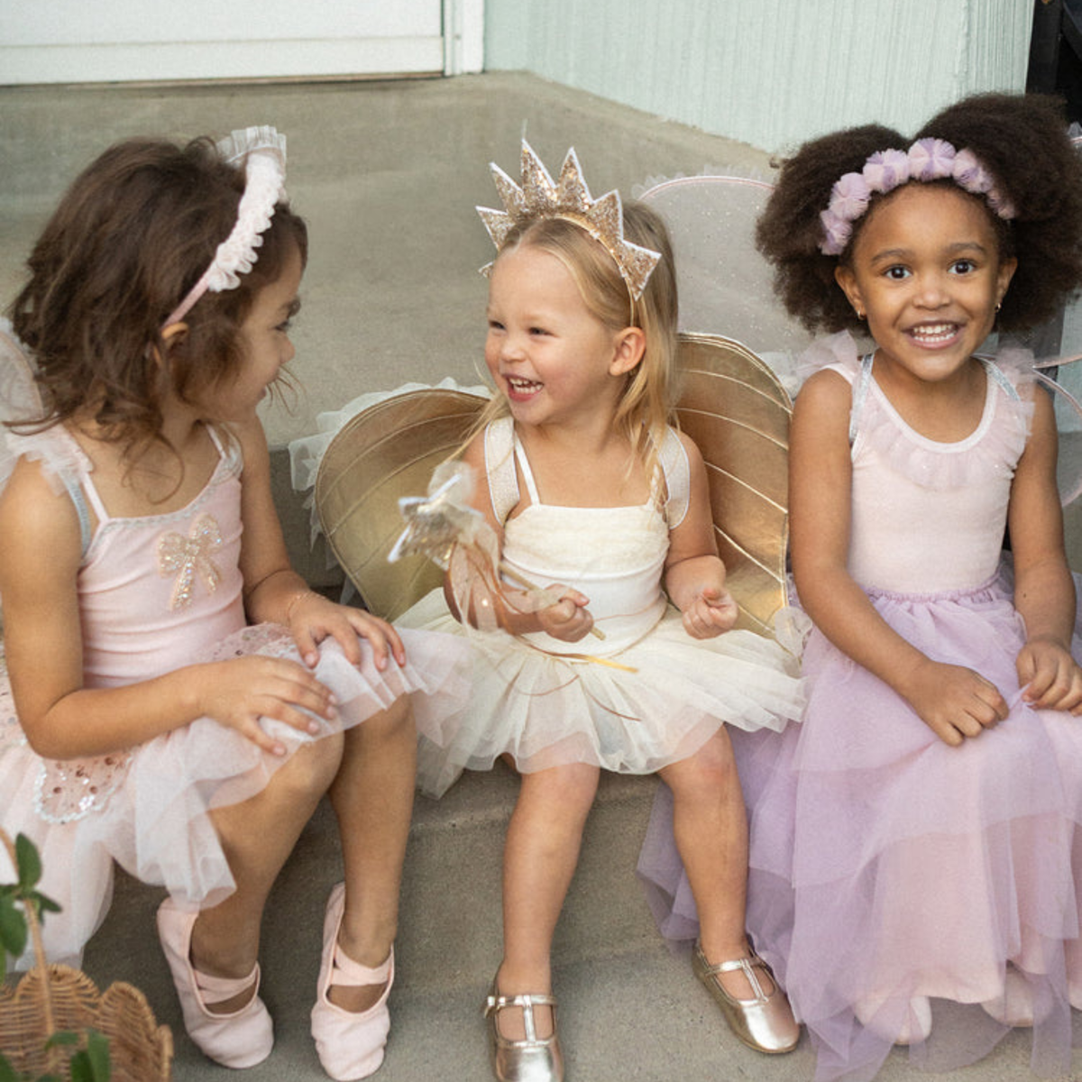 A white tutu onesie