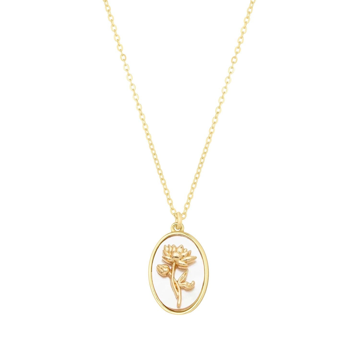 Katrina Birth Flower Necklace