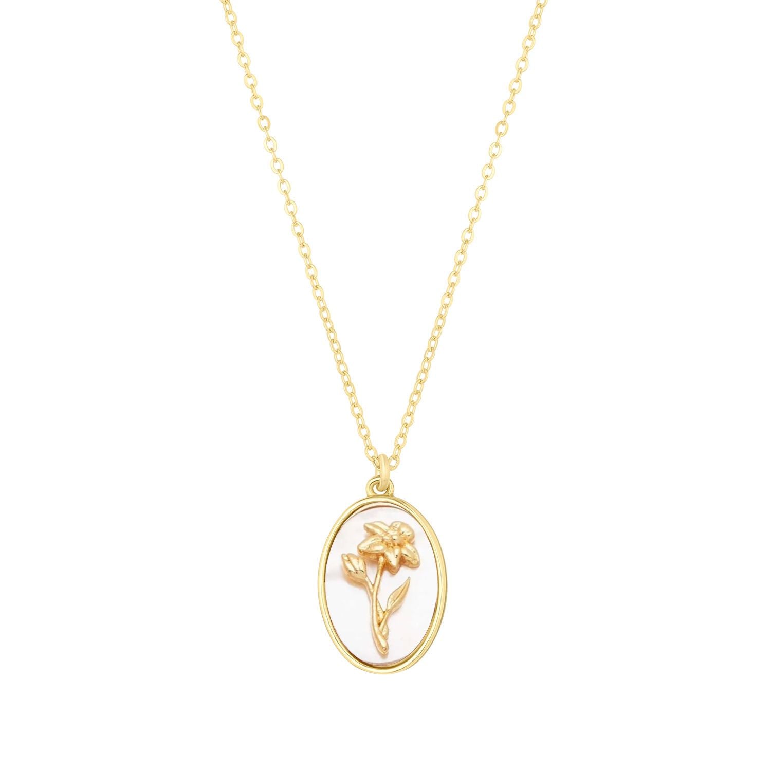 Katrina Birth Flower Necklace