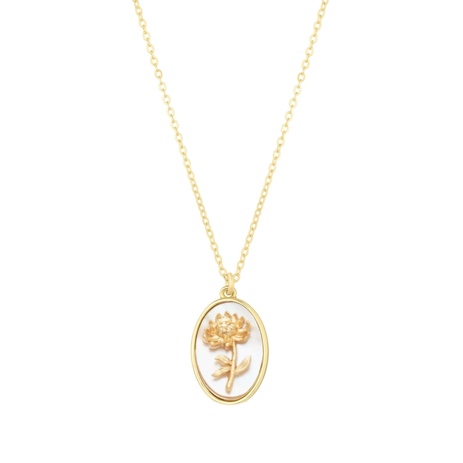Katrina Birth Flower Necklace