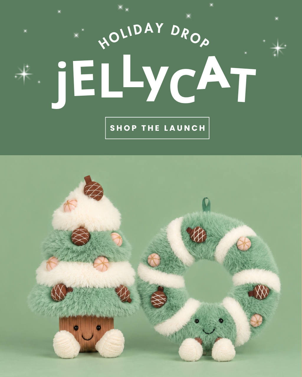 holiday drop jellycat, shop the launch
