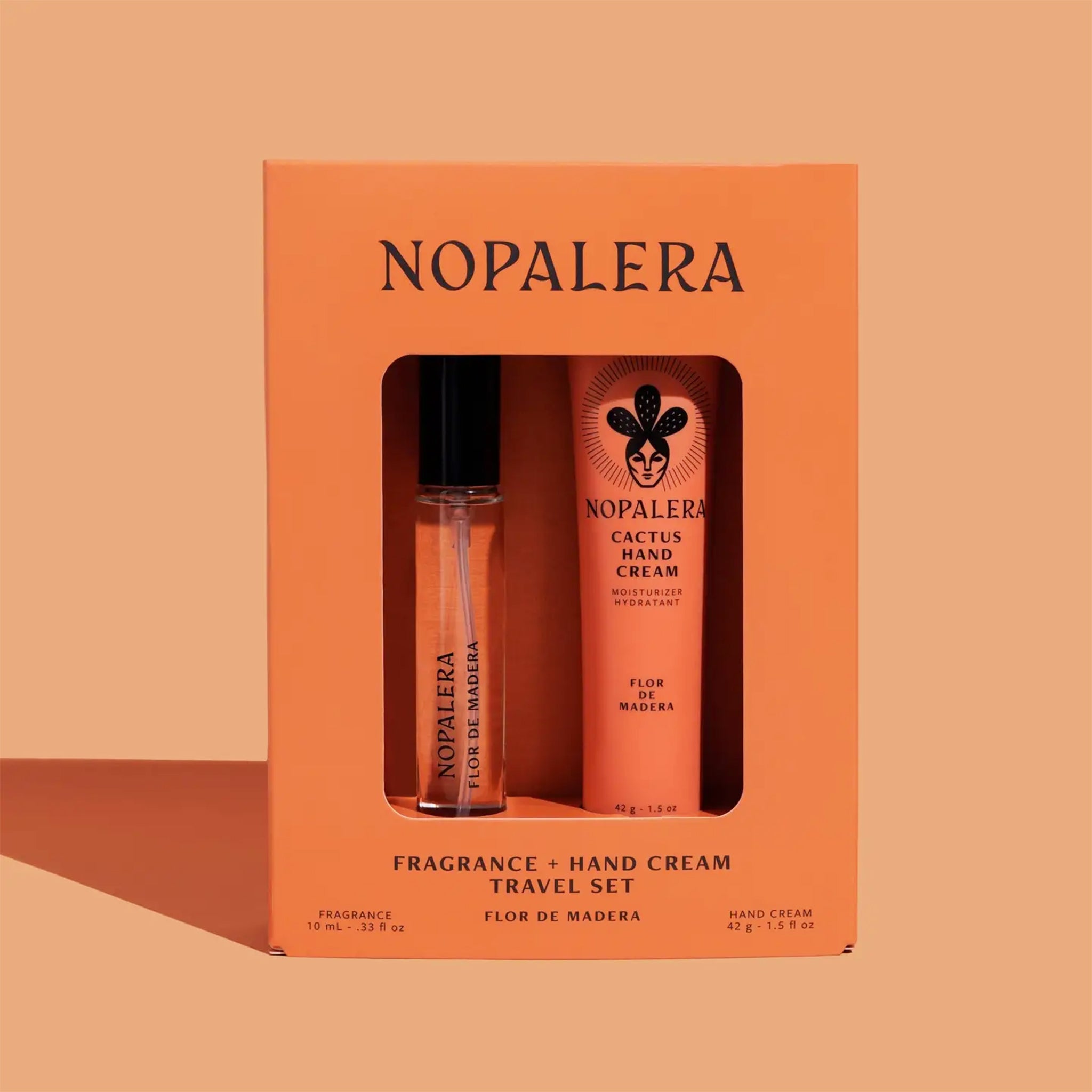 "Nopalera Fragrance + Hand Cream Travel Set".
