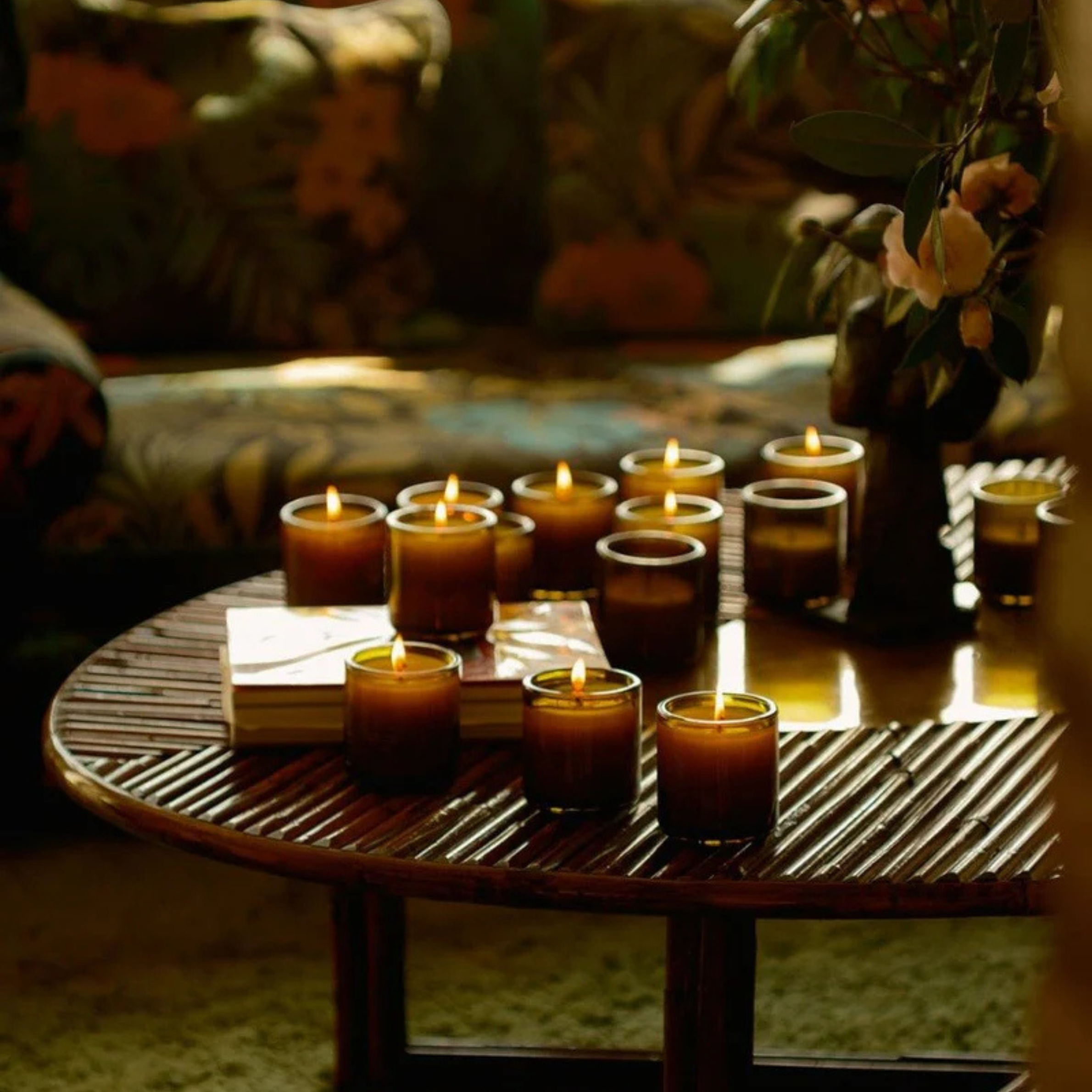 "flamingo estate sappho fig" candle. 