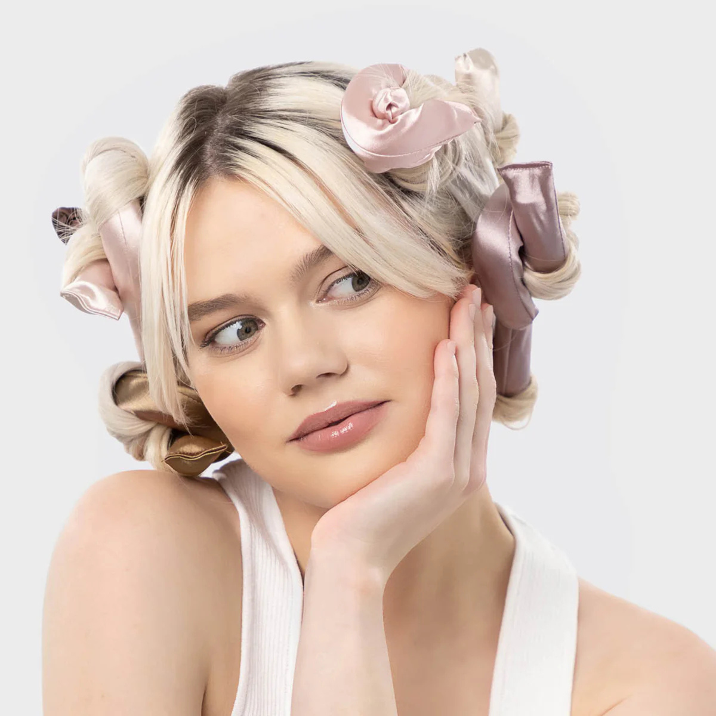 kitsch satin flexi rods heatless styling 6pcs