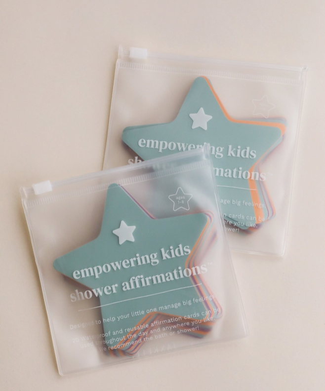 Shower Affirmation Cards | Kids
