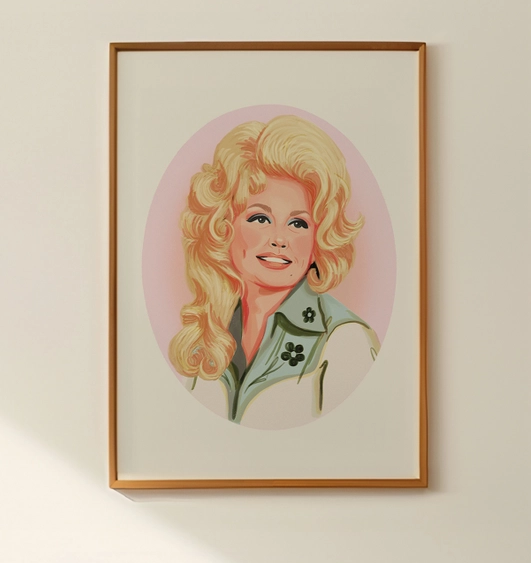Dolly Portrait Art Print