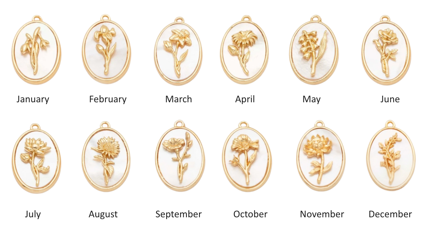Katrina Birth Flower Necklace
