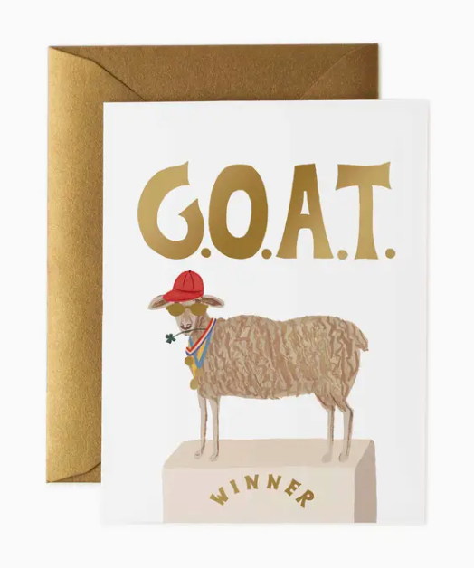 G.O.A.T. Card