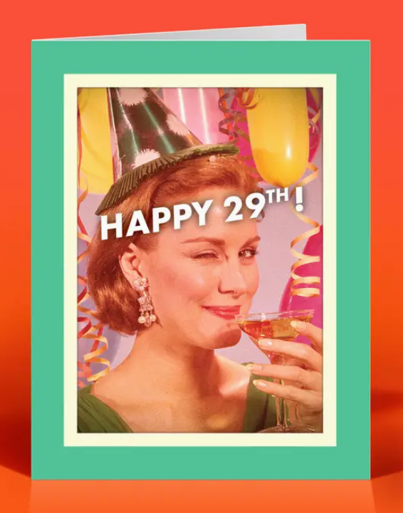 Winking Birthday Card