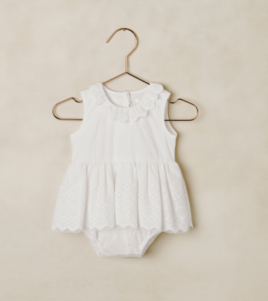 Georgia Romper | White