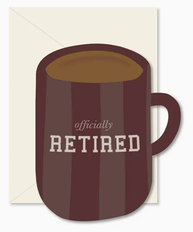 Officially Retired Mug Card